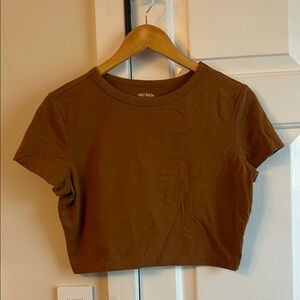Wild Fable Brown Crop Top